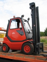 Wózek widłowy Linde H 25 D (diesel) z kabiną - seria 351