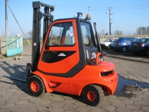 Wózek widłowy Linde H 30 D (diesel) z kabiną - seria 351