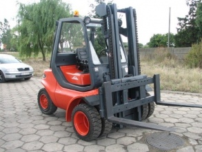 Wózki widłowe Linde H 45 D (diesel) podwójne gumy - seria 352